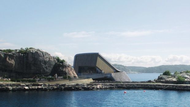 Underwater restaurant norway